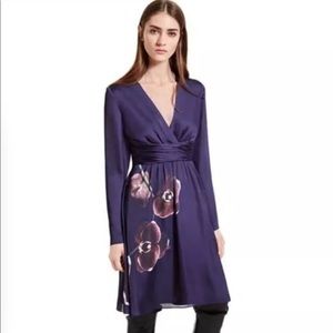 ALTUZARRA Traget Orchid Print Purple dress SZ 4